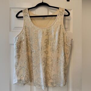 Women's sequin tank top - size L